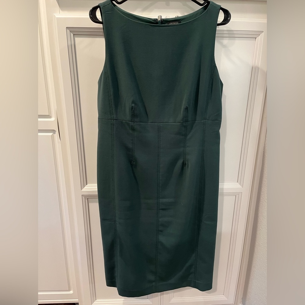 Ann Taylor dress. Size 10. Forest green.